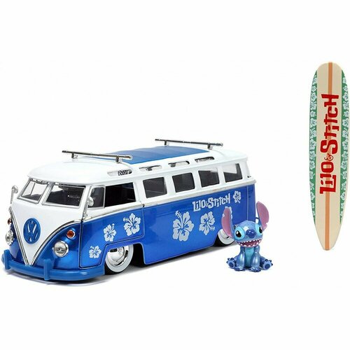 Комплект Jada Toys Lilo & Stitch - Hollywood Rides - Stitch & Volkswagen Bus (4 см, 1:24) 31992
