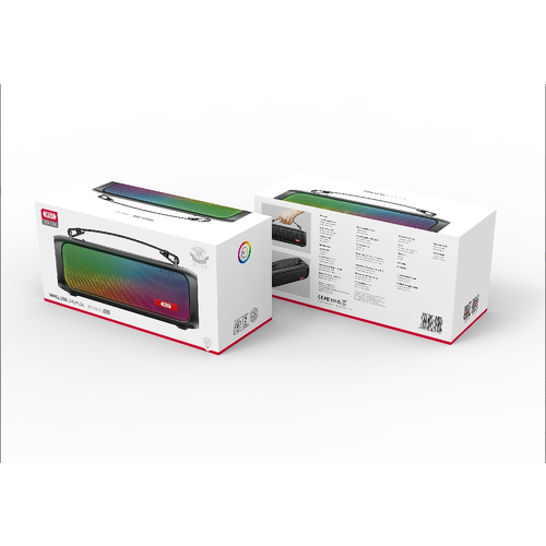 Колонка беспроводная XO F39 LED-подсветка Черный 400000₽