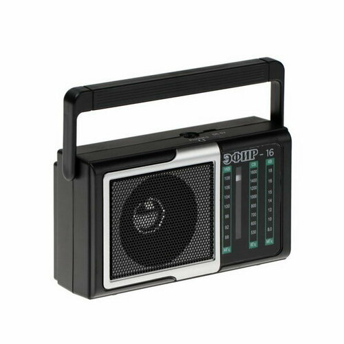 Радиоприёмник 16 УКВ 88-108 МГц 500 мАч чёрный 167900₽