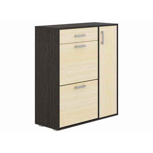 Обувница ОБ-1 (Пирамида) цвет Венге/Дуб молочный