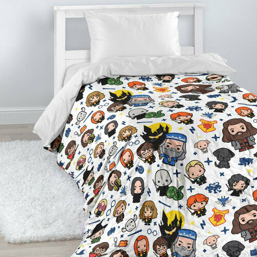 Детское 1.5сп покрывало 145х200 бязь Гарри Поттер Волшебный мир