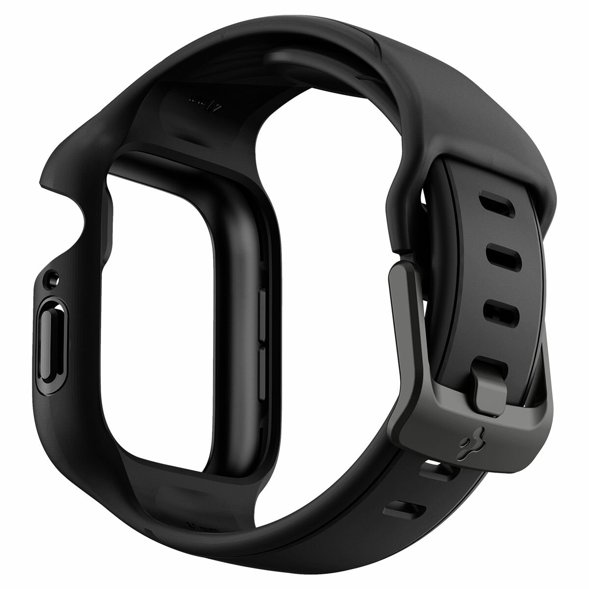 Чехол SPIGEN для Apple Watch 8/7 (41mm) - Liquid Air Pro - Черный - ACS04190 — фото 4