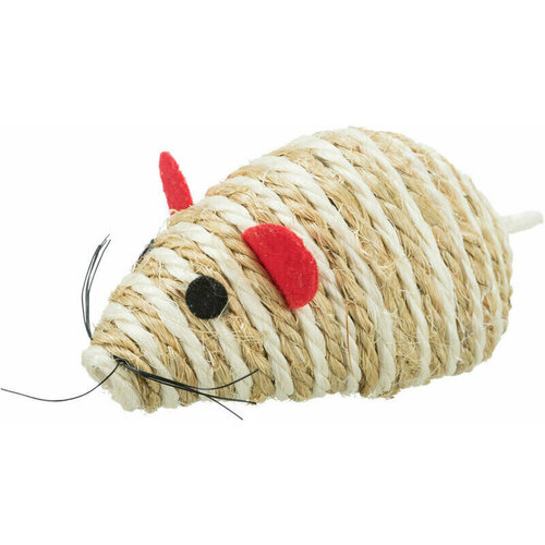 OSSO Fashion Игрушка для кошек Мышь веревочная 5 см