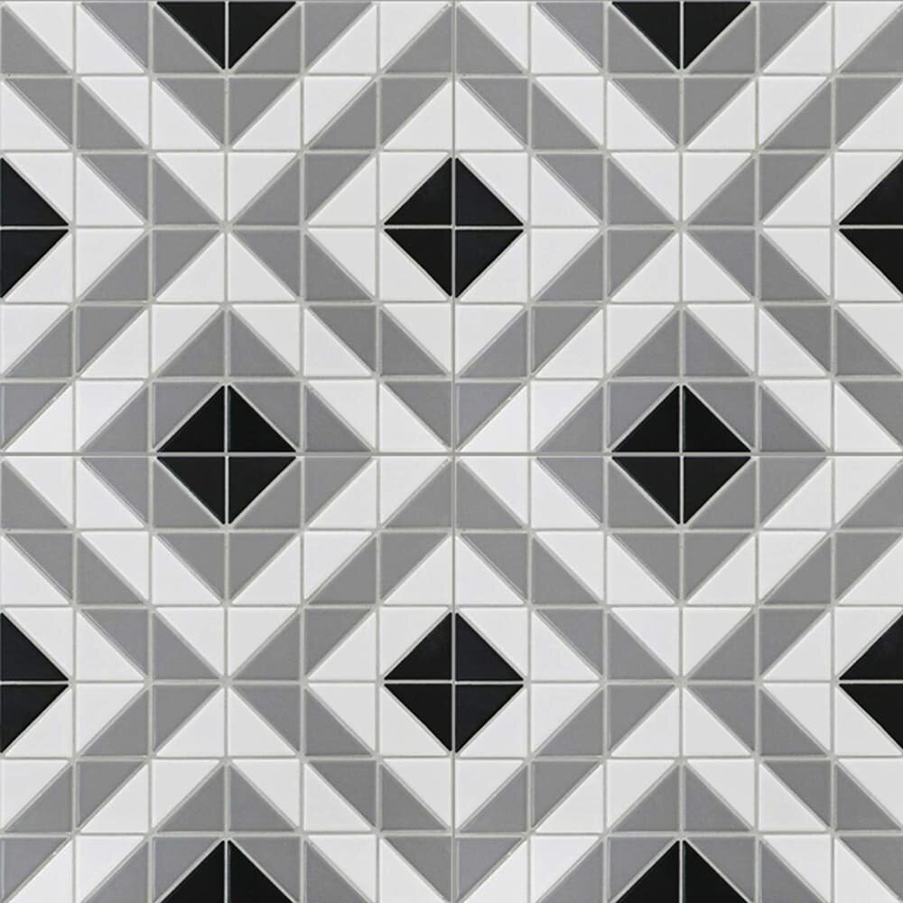 Изображение Мозаика керамическая для кухни чип 60x40 Cube Albion Grey Starmosaic 275х275/6, упаковка 20 листов / 1.51 кв. м