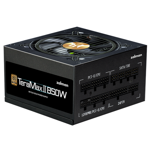 Блок питания Zalman ZM850-TMX2, 850W, ATX12V v2.52, APFC, 12cm Fan, 80+ Gold Gen5, Full Modular, Retail (ZM850-TMX2)