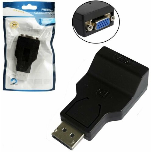 адаптер usb c m display port f vention cgybh 2м Адаптер Displayport / Thunderbolt штекер - VGA гнездо H38 A3350