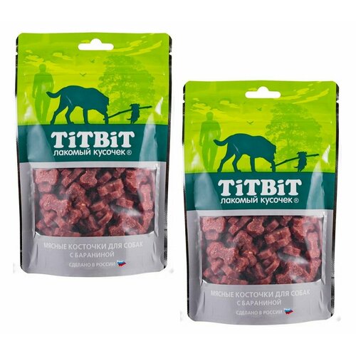 Titbit Косточки мясные для собак с бараниной, 145 г, 2 уп