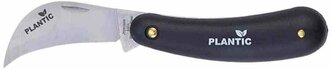 Нож садовый складной, изогнутый лезвие, для прививок, Plantic, 37301-01