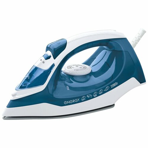 Утюг Energy ENERGY EN-352 голубой 2200Вт пар спрей пар удар самооч керам подошва антинакипь 187100₽