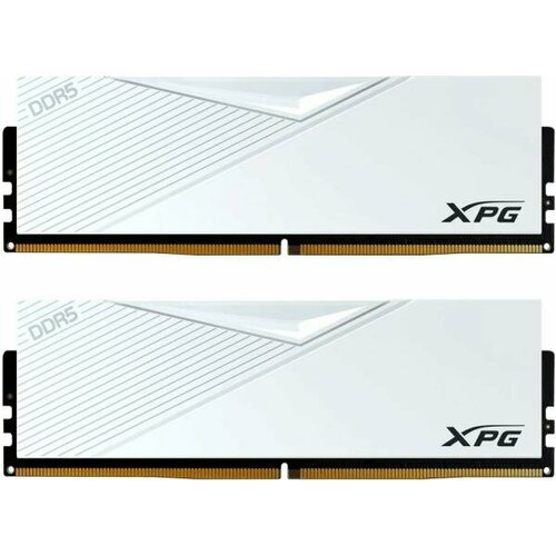 Оперативная память для компьютера 32Gb 2x16Gb PC5-44800 5600MHz DDR5 DIMM Unbuffered CL36 A-Data XPG Lancer AX5U5600C3616G-DCLAWH 1163700₽
