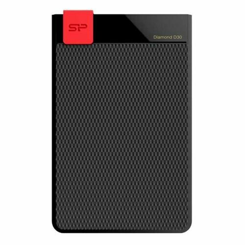 Внешний диск HDD Silicon Power Diamond D30, 5ТБ, черный [sp050tbphdd3ls3k]