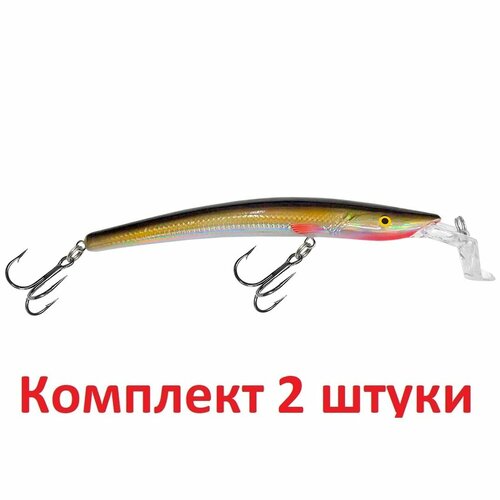 фото Воблер aqua twist sr 100mm, цвет 018 (карась), 2 штуки