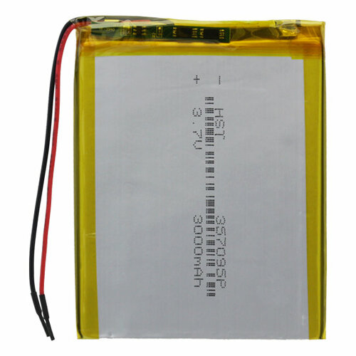 Аккумулятор универсальный 357095p (3.5*70*95 mm) 3,7v Li-Pol 3000 mAh