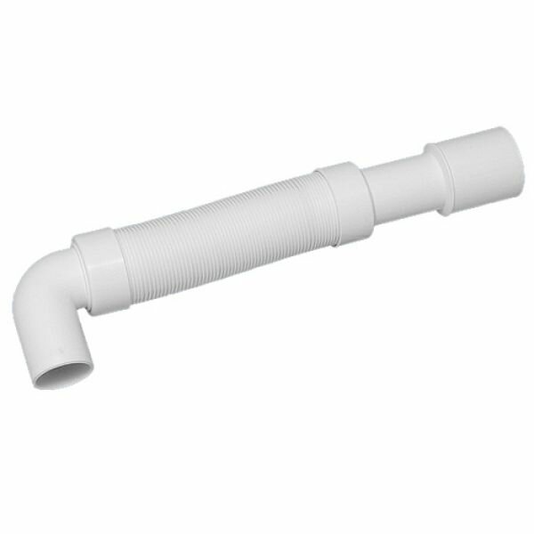 фото Гофра для сифона угловая McAlpine 40мм L335-600 мм (MRMF2-E)
