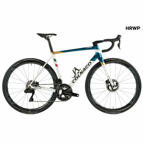 фото Велосипед colnago c68 disc ultegra di2 12v w400 hrwp (2022) белый-голубой 57