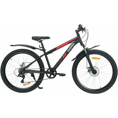 Велосипед Digma SCOUT-2614-ST-S-BK 14 черный 2063500₽