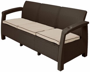 Диван Yalta Sofa 3 Set шоколадный