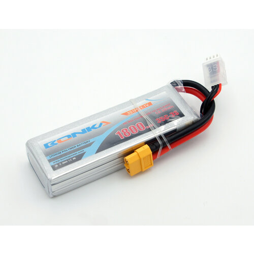 Аккумулятор LiPo Bonka 1800мАч 35C 11.1V BONKA BK-1800-35-3S