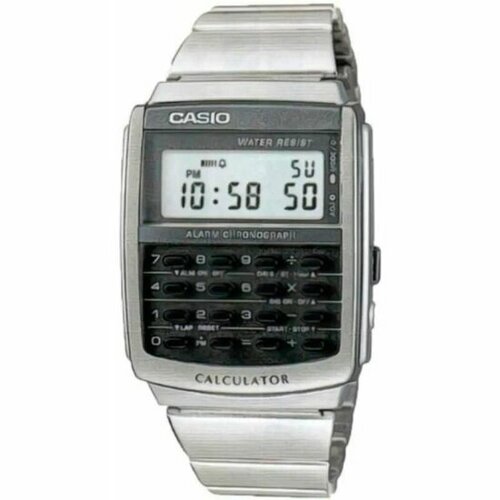 фото Наручные часы casio наручные часы casio ca-506-1, серебряный
