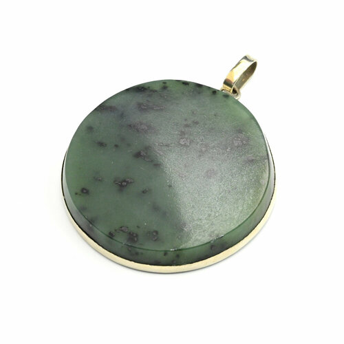 Подвеска Радуга Камня, нефрит, зеленый браслет радуга камня нефрит диаметр 6 см зеленый