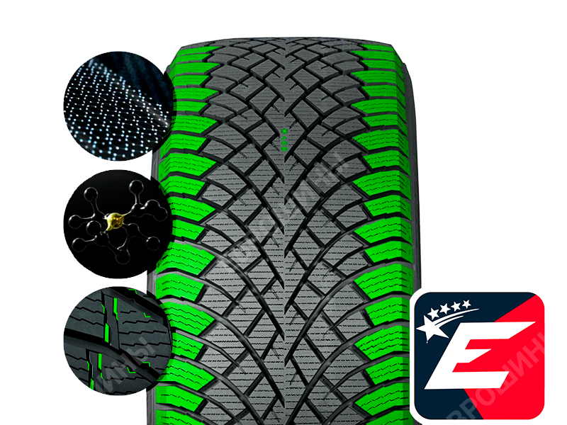 Автошина r17 21560 nokian tyres hakkapeliitta r5 suv 100r xl зима t432198, NOKIAN T432198 (1 шт.) - фотография № 6