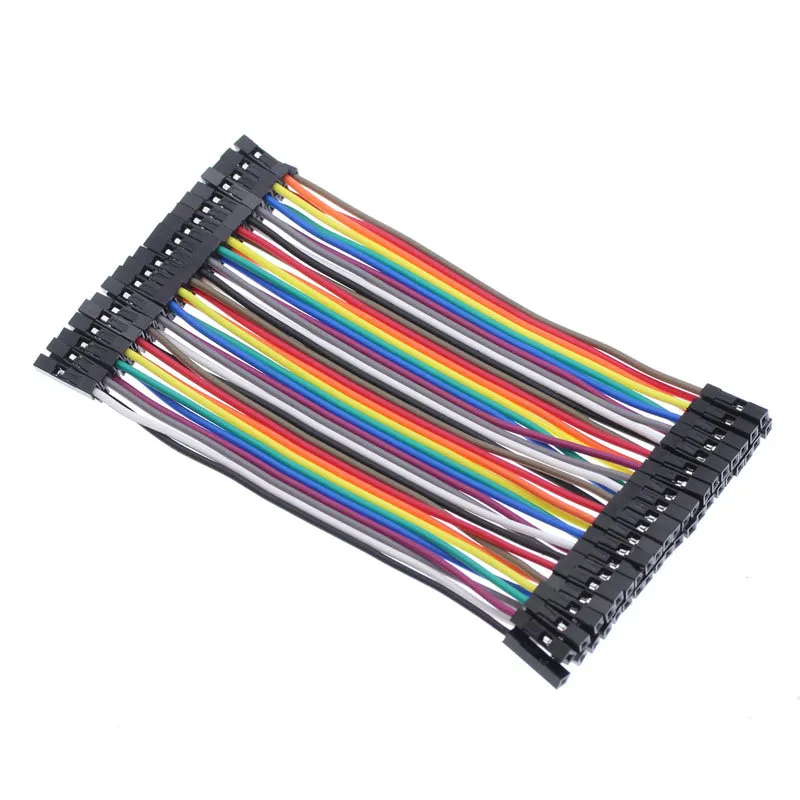 Провода-перемычки Dupont 10 см 3 вида по 40 шт мама-мама, папа-папа, папа-мама для Arduino, STM32, NodeMCU, Raspberry Pi — фото 1