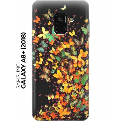 RE: PAЧехол - накладка ArtColor для Samsung Galaxy A8+ (2018) с принтом Взрыв бабочек