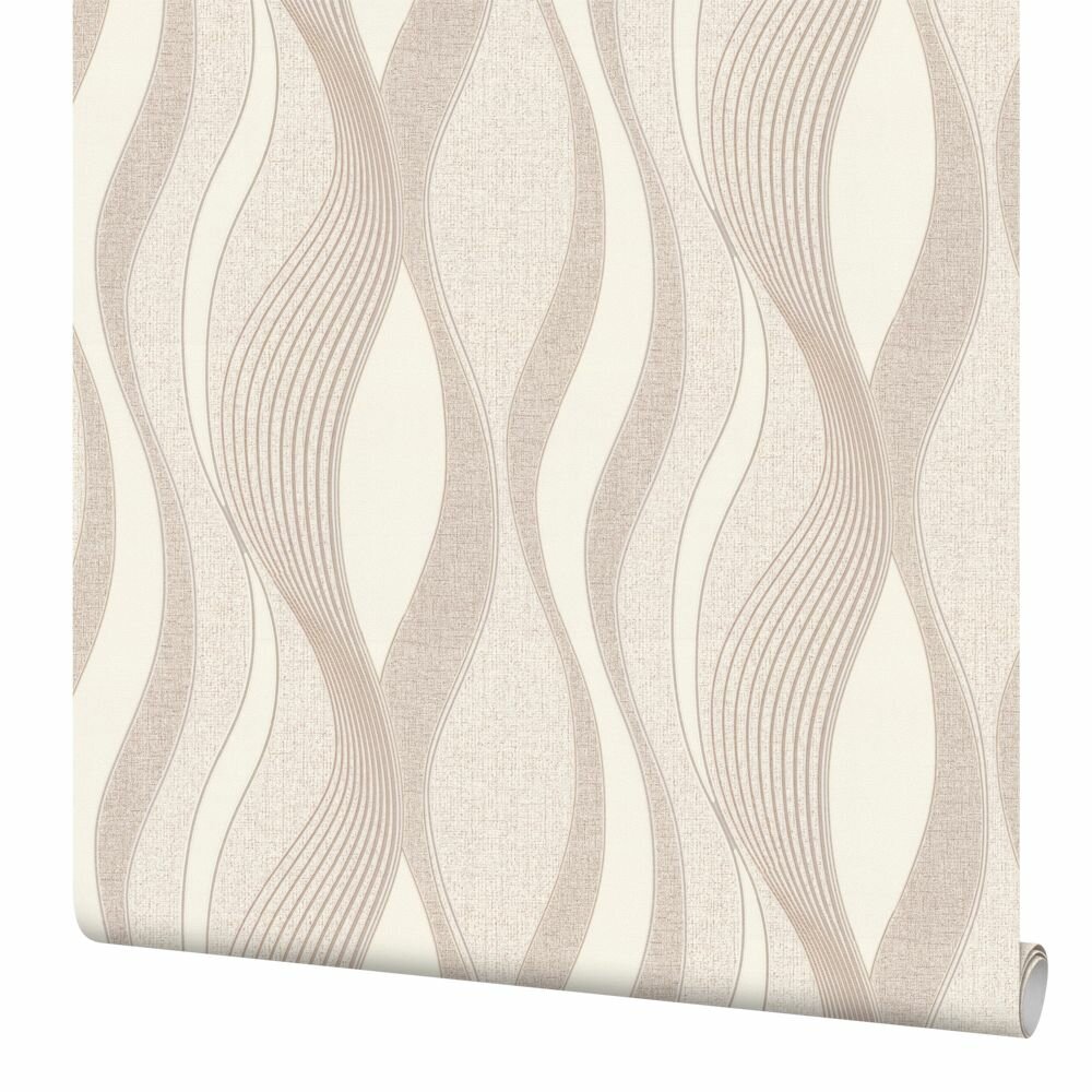 фото Обои флизелиновые Family Maris бежевые 1.06 м FM31084-21