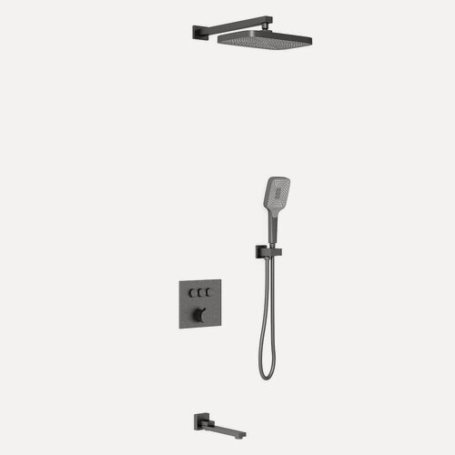 Изображение товара Душевой набор Vincea VSFW-4311GM вороненая сталь