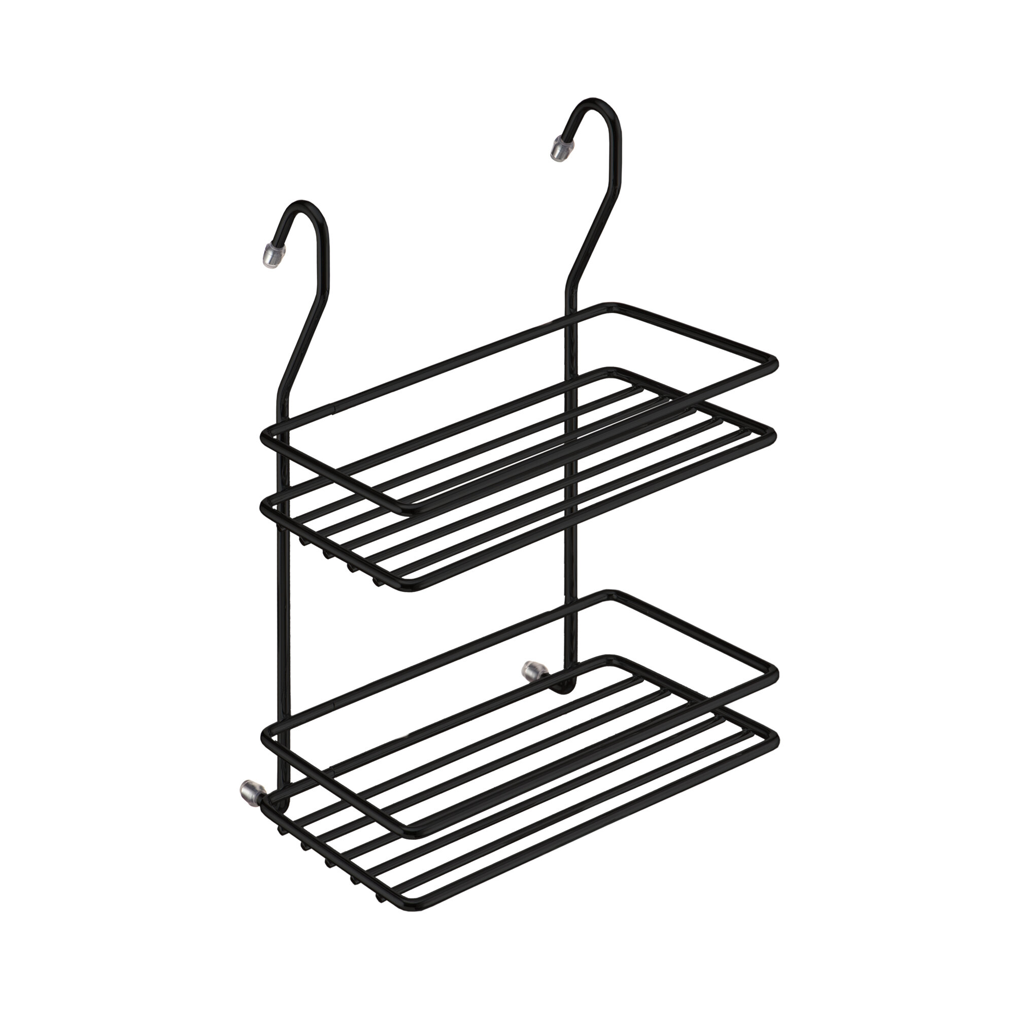 фото Полка двухъярусная малая Lemax 28x13.2x20 см цвет черный