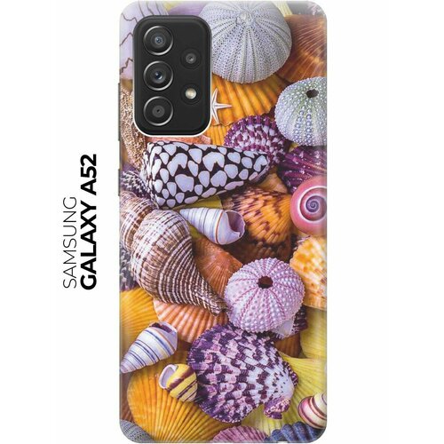 RE: PA Чехол - накладка ArtColor для Samsung Galaxy A52 с принтом Разноцветные ракушки re pa чехол накладка artcolor для samsung galaxy a52 с принтом с любовью