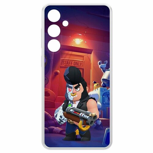 Чехол-накладка Krutoff Clear Case Brawl Stars-Б-800 для Samsung Galaxy S23 FE чехол накладка krutoff clear case brawl stars отис для samsung galaxy s23 fe