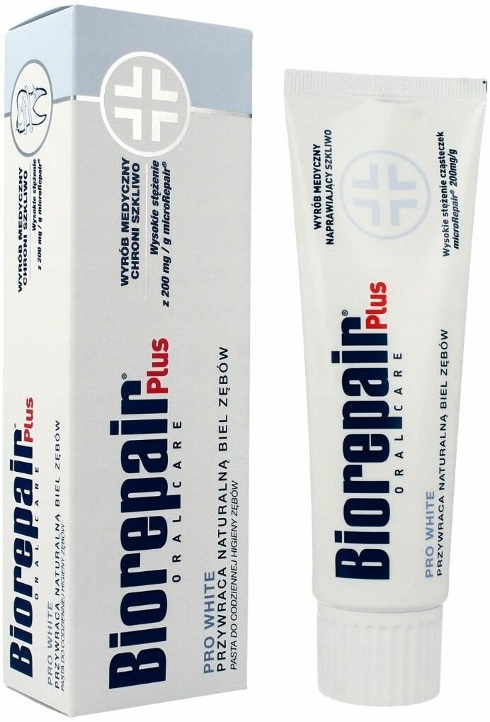 Biorepair Отбеливающая зубная паста Biorepair Pro White Plus 75 мл (Biorepair, ) - фото №7