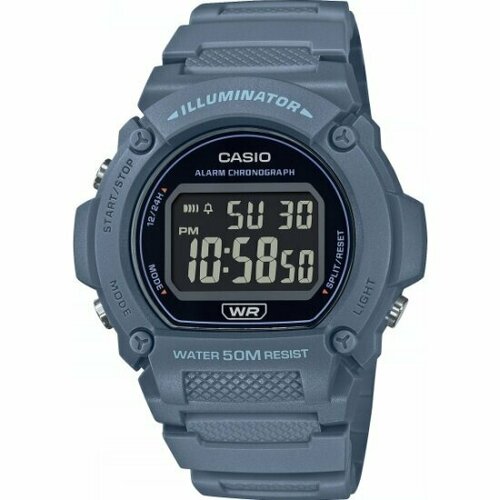 Наручные часы CASIO Collection W-219HC-2B, синий