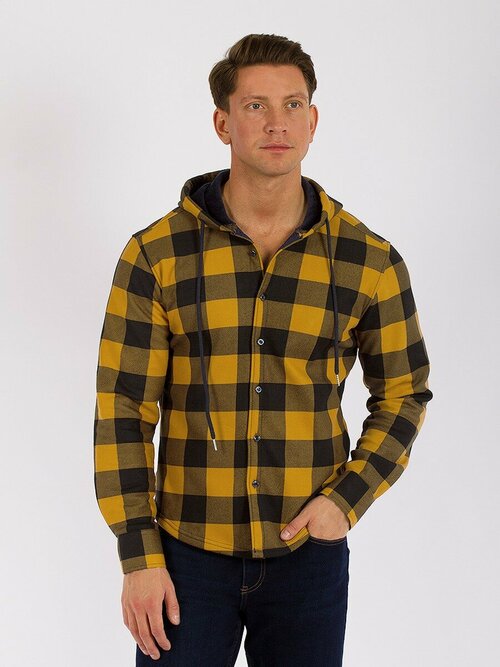 Рубашка Palmary Leading, размер 2XL, черный, желтый