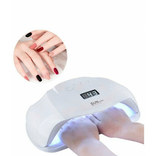 SUN Лампа для сушки ногтей X Plus, 72 Вт, LED-UV белый лампа для маникюра sun led uv nail lamp d7 для сушки ногтей 208w