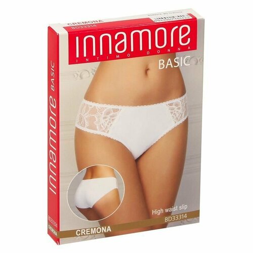 трусы innamore basic lace nero 5 мл Трусы Innamore, размер 50, белый