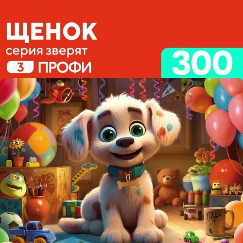 Пазл Щенок 300 деталей Профи