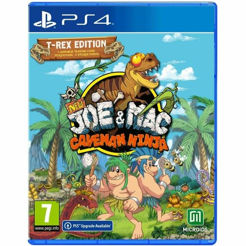 Игра для Sony PS4 New Joe and Mac Caveman Ninja T-Rex Edition, русские субтитры