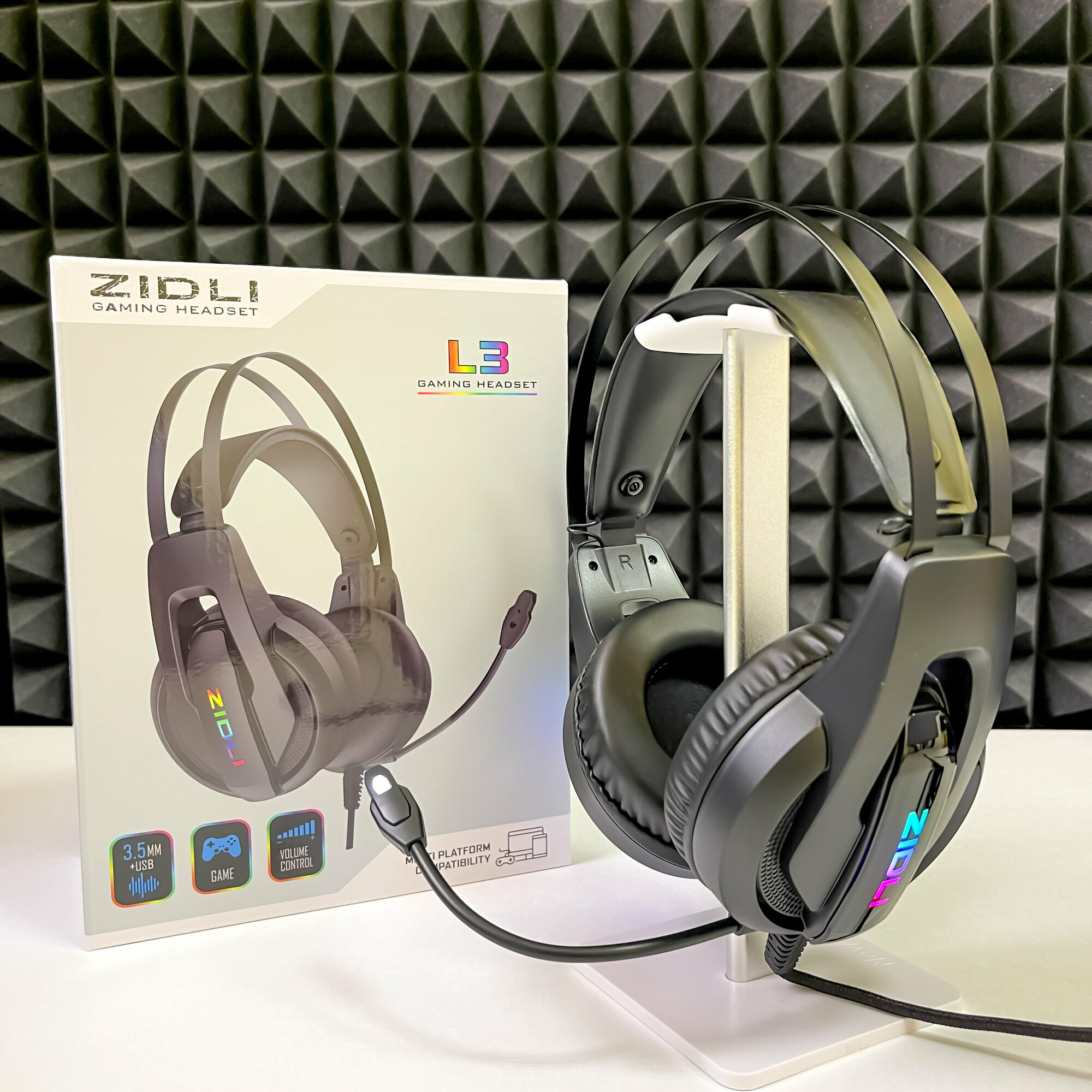 Игровые наушники Zidli L3 gaming headset с микрофоном для ПК