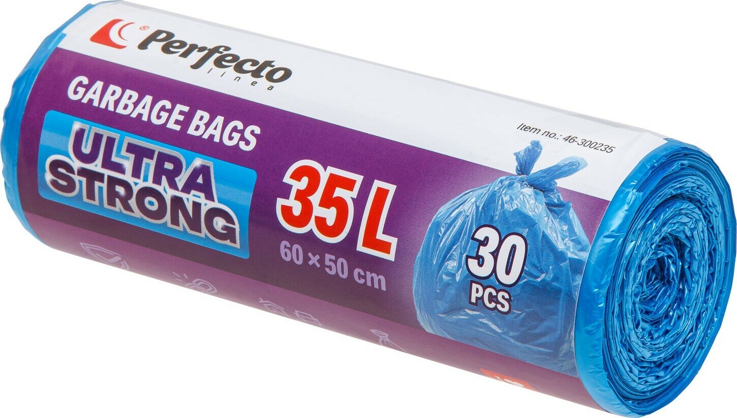Пакеты для мусора PERFECTO LINEA Ultra strong 35 л 30 штук (46-300235)