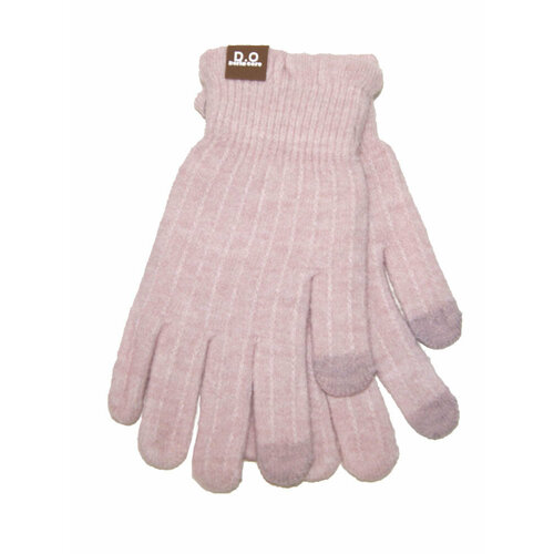 фото Перчатки vacss, демисезон/зима, шерсть, вязаные, размер универсальный, розовый