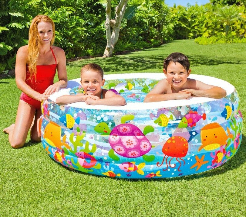 Детский бассейн Аквариум, 152х56 см