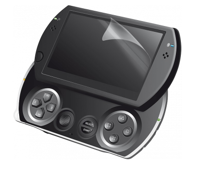 Защитная пленка MyPads для игровой приставки PSP GO глянцевая