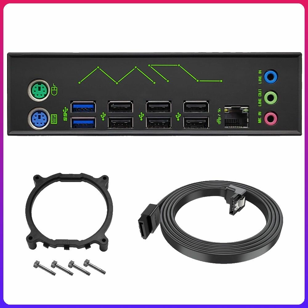 Материнская плата 2011-3 Machinist X99 MR9A PRO (X99 B85, 4DDR4 4CH, 2x PCI-Ex16, PCI-Ex4, PCI-Ex1, 2x M2 NVME, M2 Wi-Fi, USB 3.0, GBLAN, ATX) — фото 4