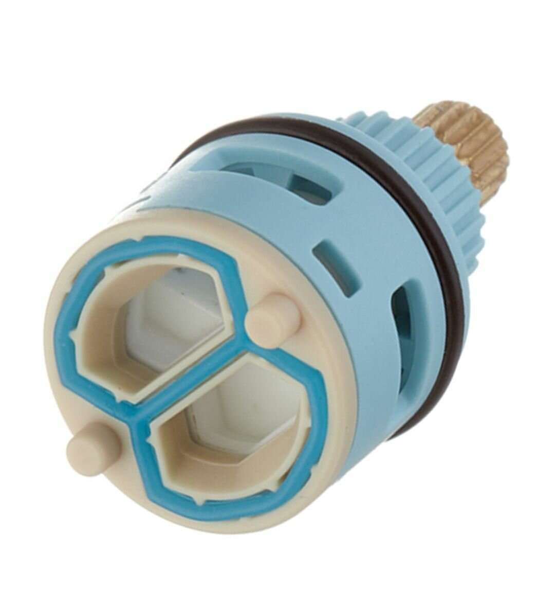 фото Дивертор картриджный Lemark с керамическими пластинами SP01-57-BL