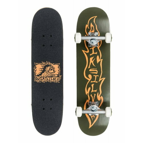 Скейтборд QUIKSILVER Flaming 7.8", Цвет черный, Размер 1SZ