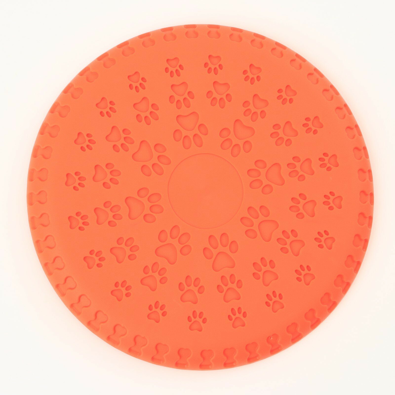 Фрисби "Летающая тарелка", 23 см, оранжевый - фотография № 5