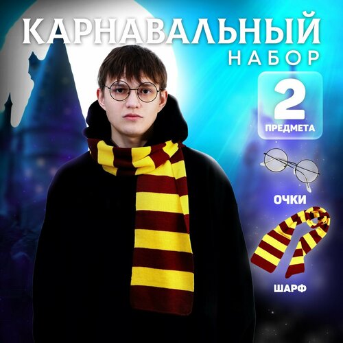 Набор для магии Юный волшебник 4 (очки+ шарф)