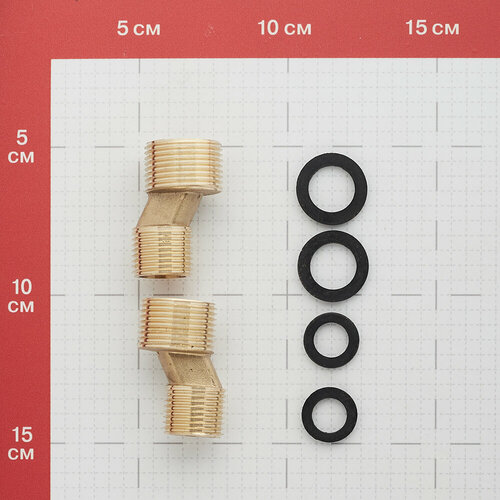 Эксцентрик для смесителя Corsa Deco 3/4" х1/2" 44 мм (2 шт.)